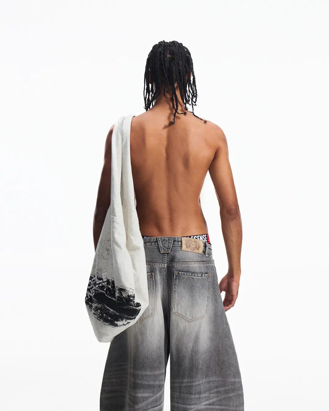 Peoplesense Racing Print Minimalist Shoulder Bag