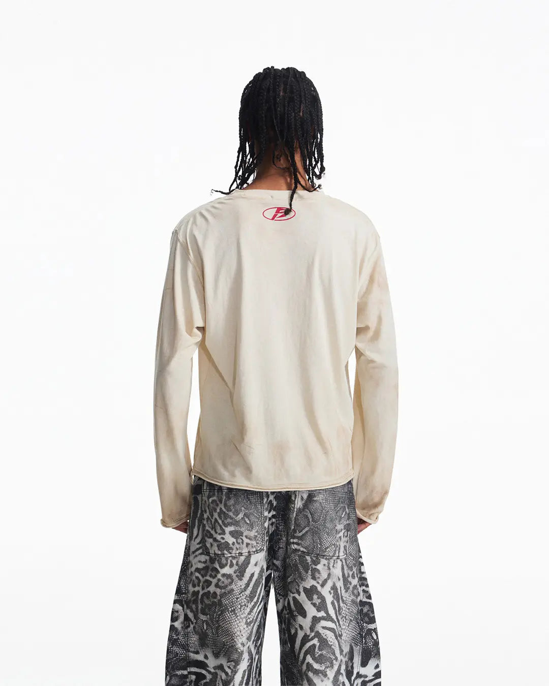 Peoplesense Vintage Champion Wreath Print Racing T-Shirt