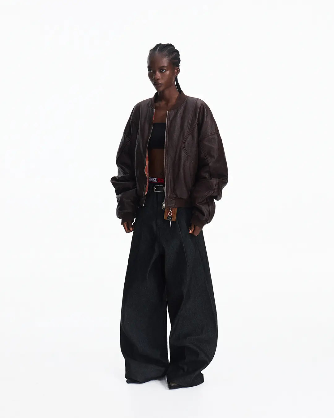 Peoplesense Reversible Crinkled Leather Jacket