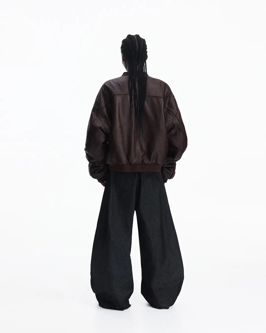 Peoplesense Reversible Crinkled Leather Jacket