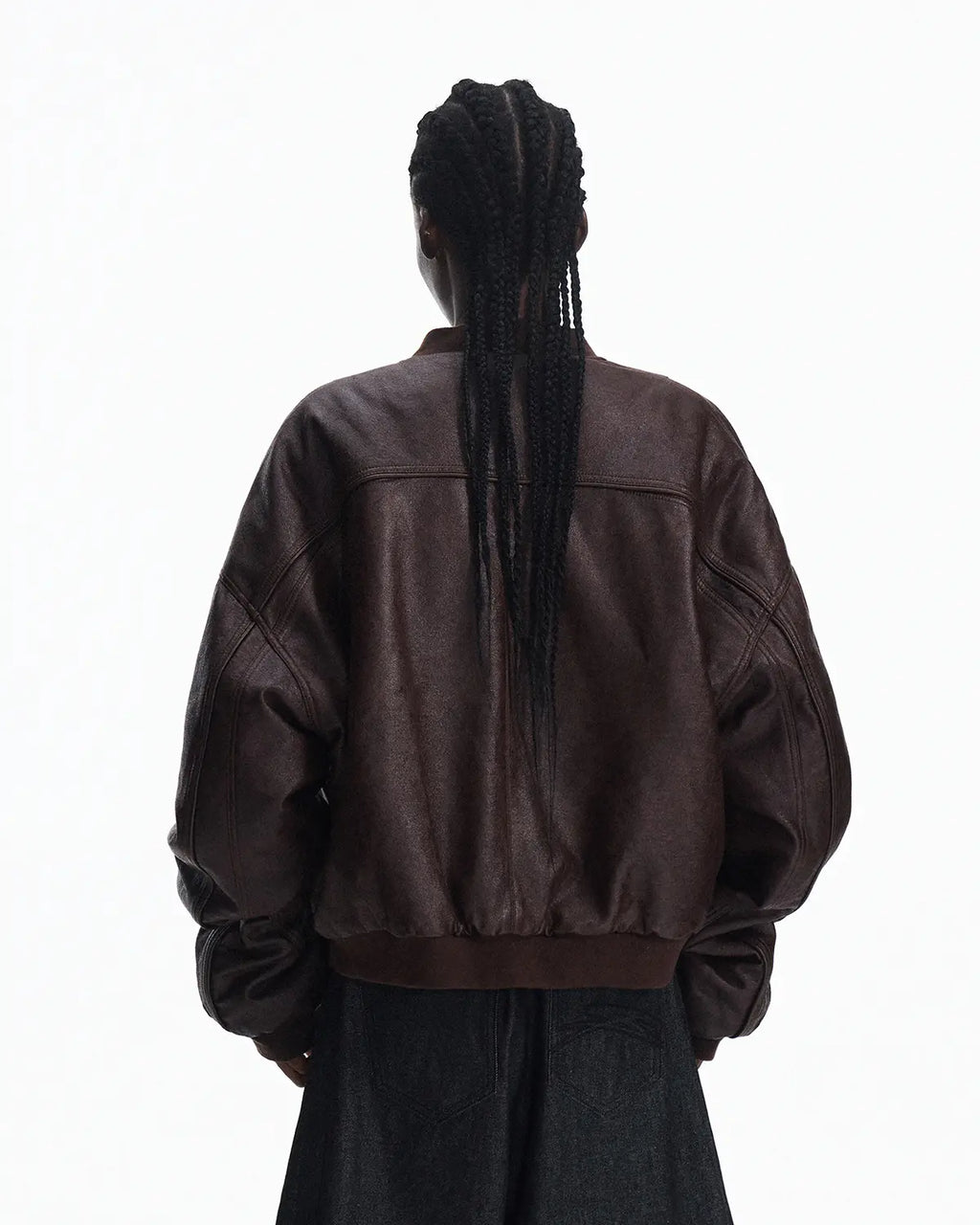 Peoplesense Reversible Crinkled Leather Jacket