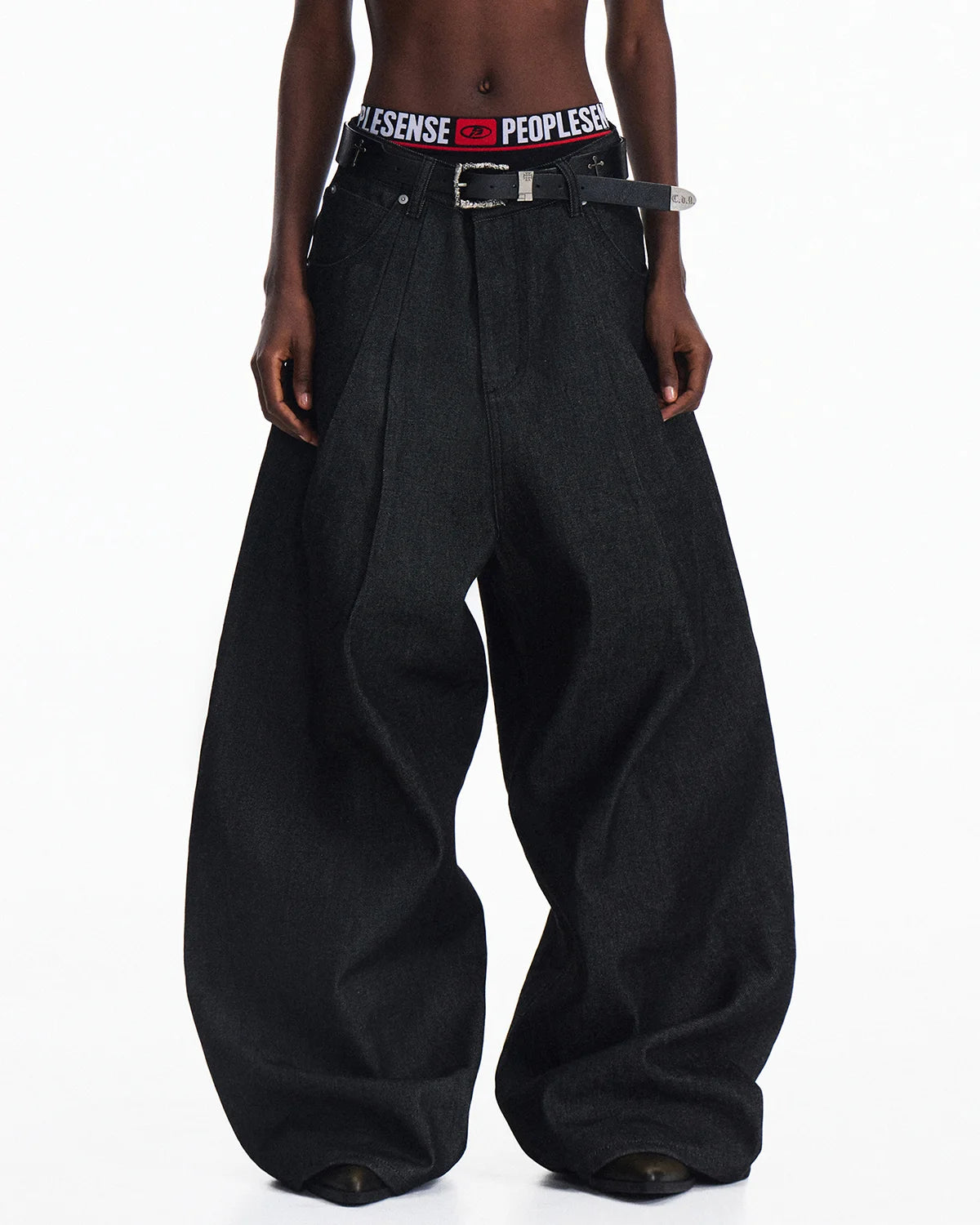 Peoplesense Cone Raw Denim Curved Jeans