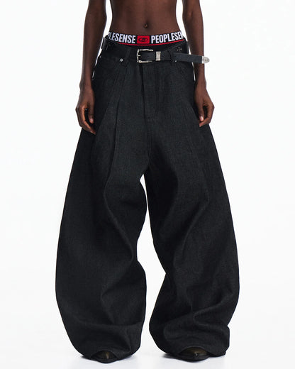 Peoplesense Cone Raw Denim Curved Jeans