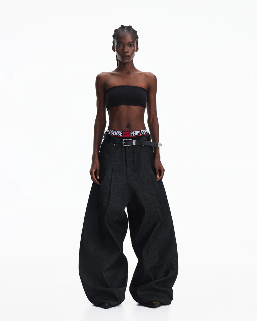 Peoplesense Cone Raw Denim Curved Jeans