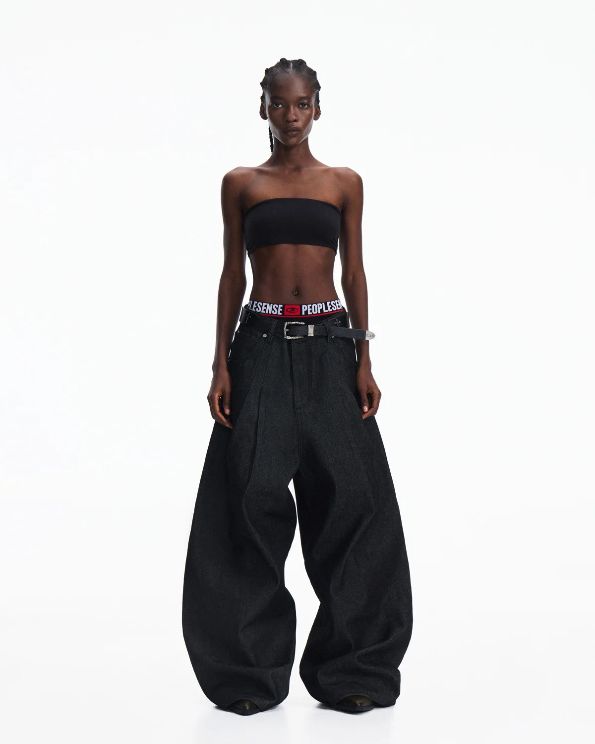 Peoplesense Cone Raw Denim Curved Jeans