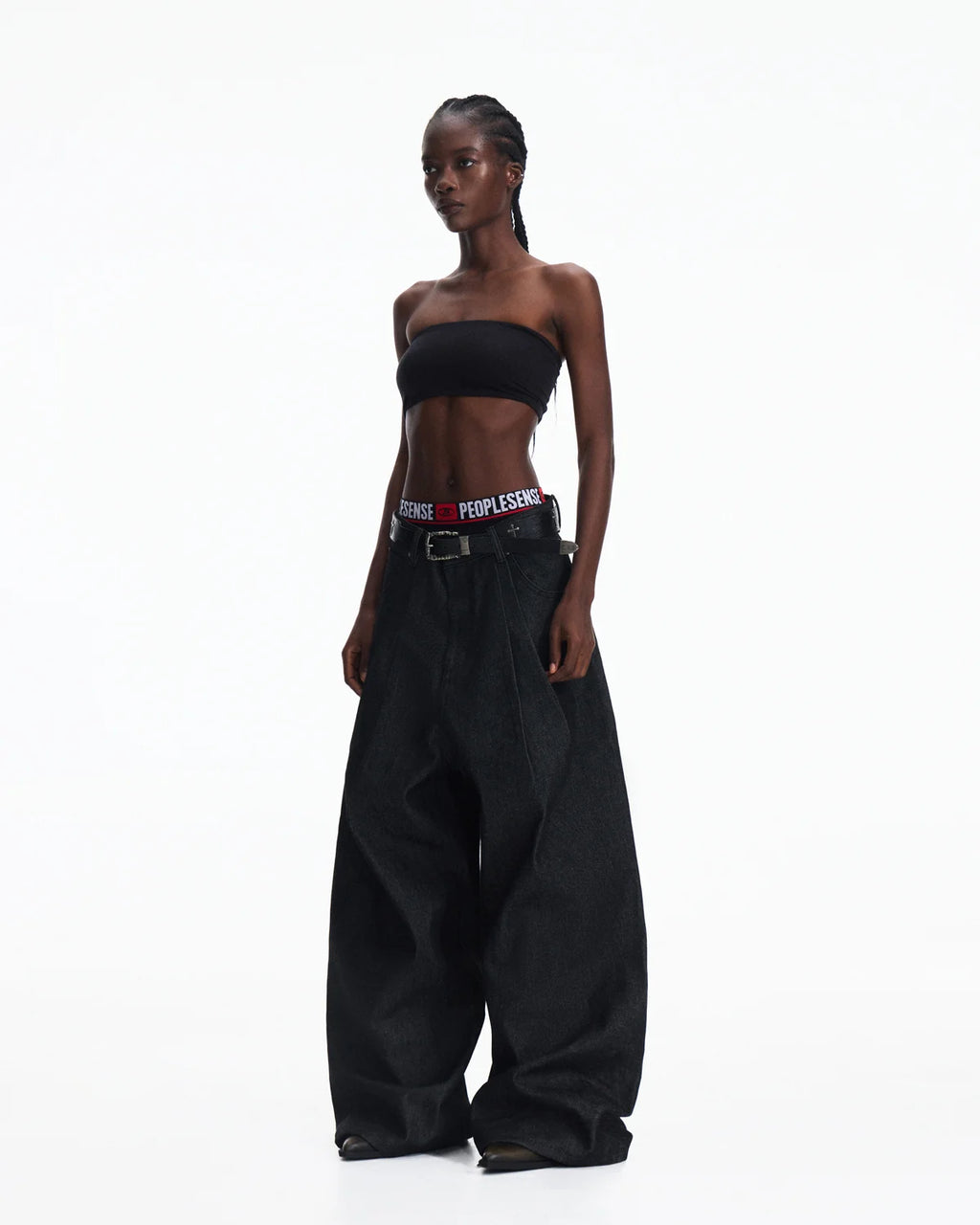 Peoplesense Cone Raw Denim Curved Jeans