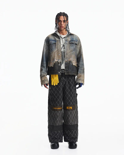 Peoplesense Vintage Washed Quilted Pant