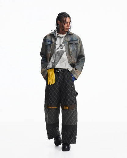 Peoplesense Vintage Washed Quilted Pant