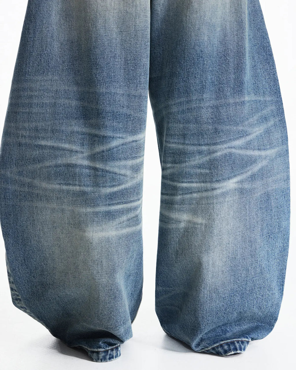 Peoplesense Vintage Curved Jeans Blue 7006