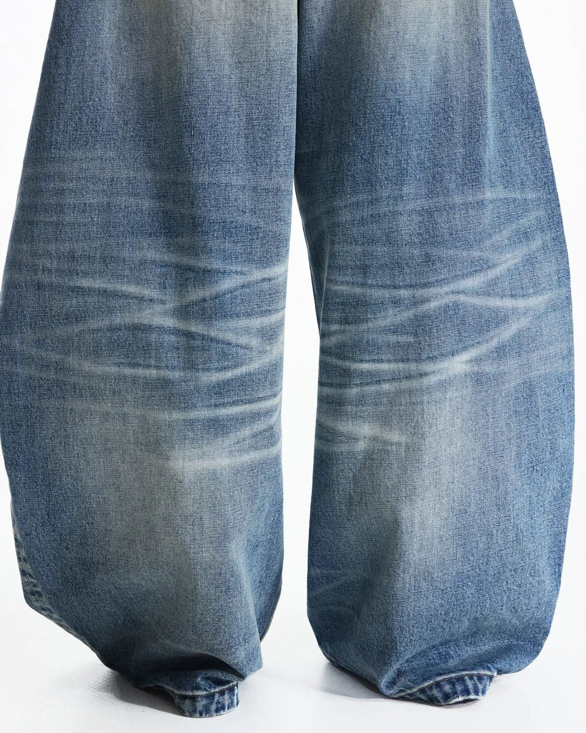 Peoplesense Vintage Curved Jeans Blue 7006