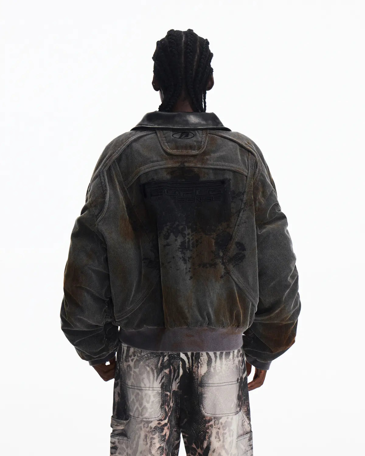 Peoplesense Vintage Corduroy Racer Jacket
