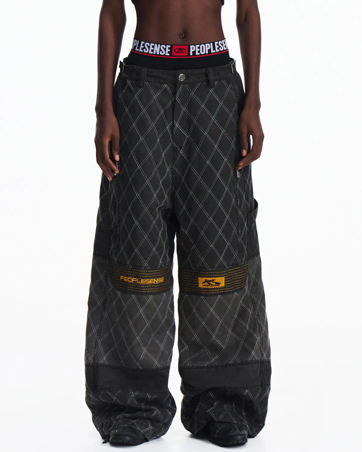 Peoplesense Vintage Washed Quilted Pant