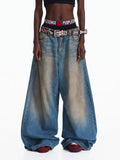 Peoplesense Mud Dyed Balloon Denim Jeans