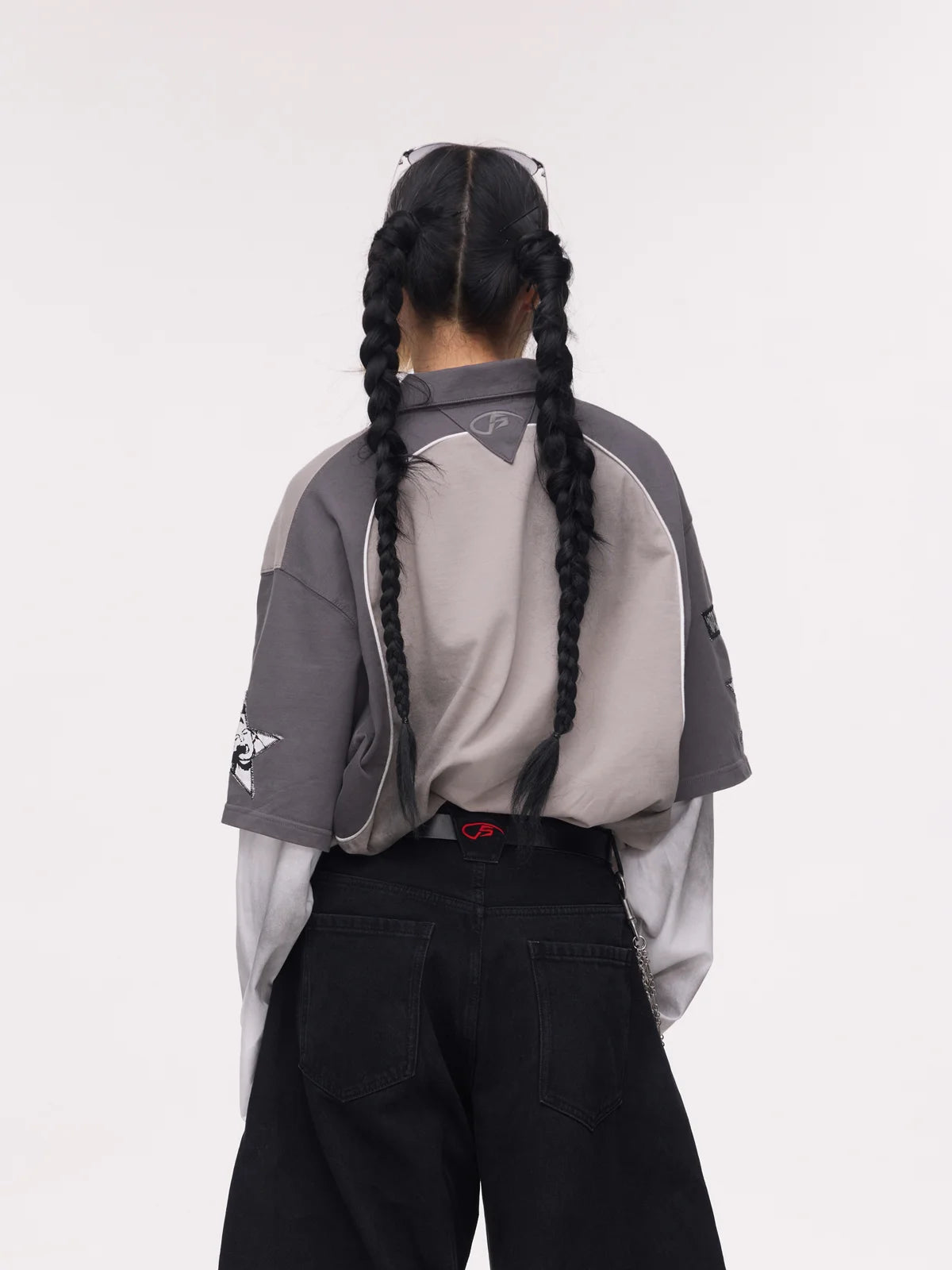 Peoplesense Fake Two-piece Bank Sweatshirt