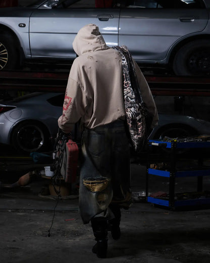 Peoplesense Vintage Drift Print Curved Denim