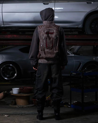 Peoplesense Vintage Washed Racing Knit Vest