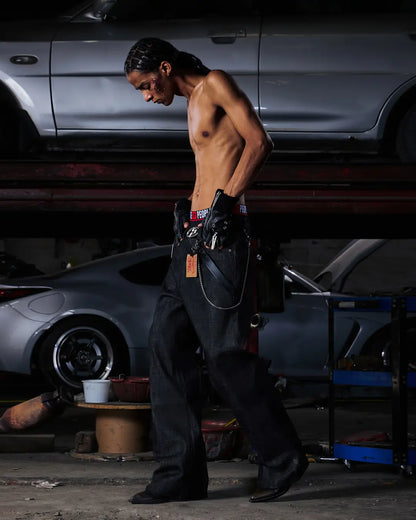 Peoplesense Cone Raw Denim Curved Jeans