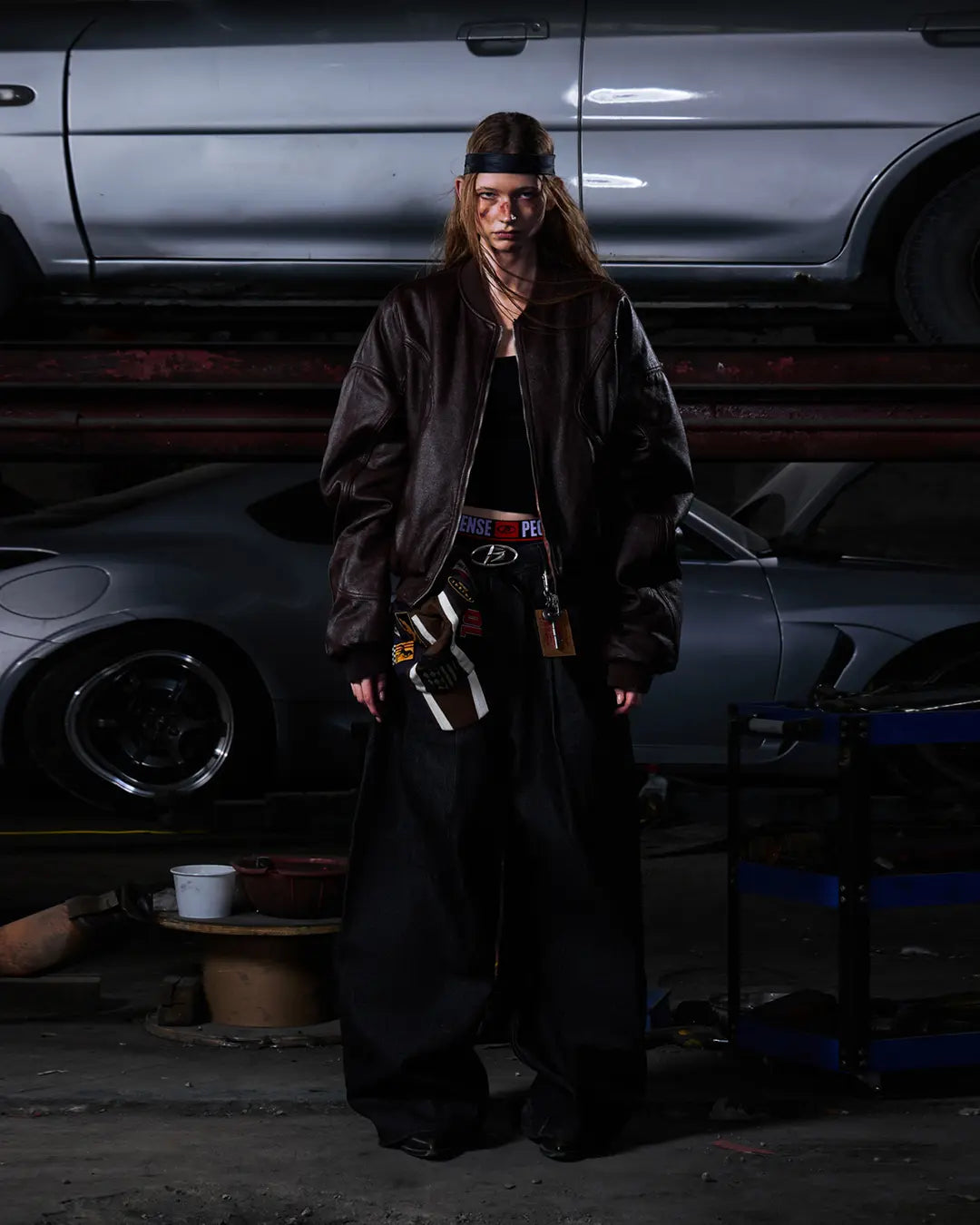 Peoplesense Reversible Crinkled Leather Jacket