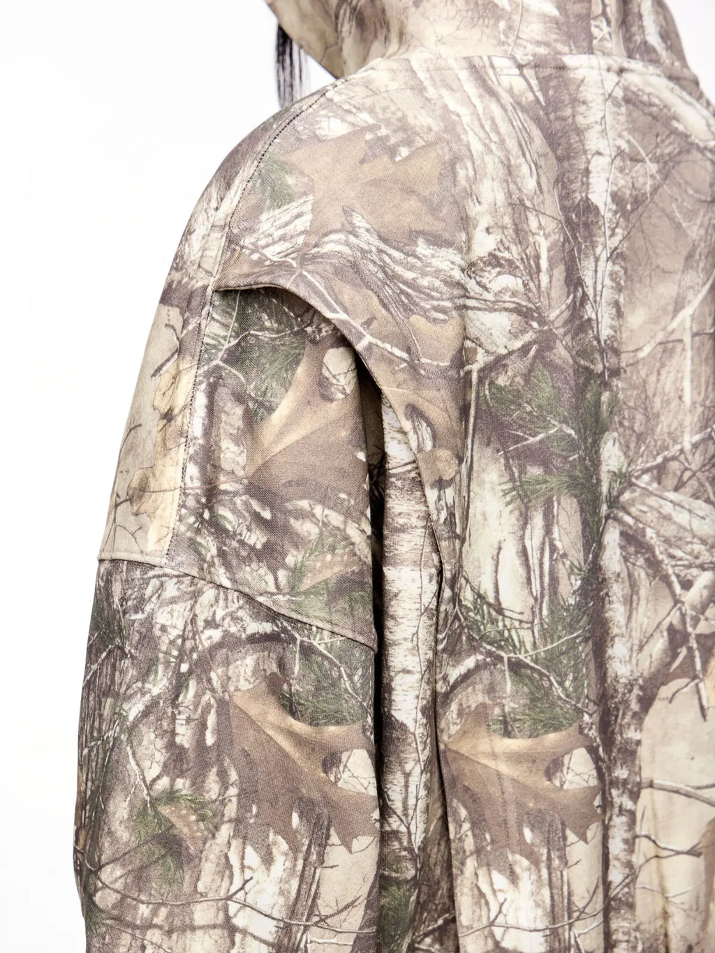 Peoplesense Punk Camo Branch Print Hoodie
