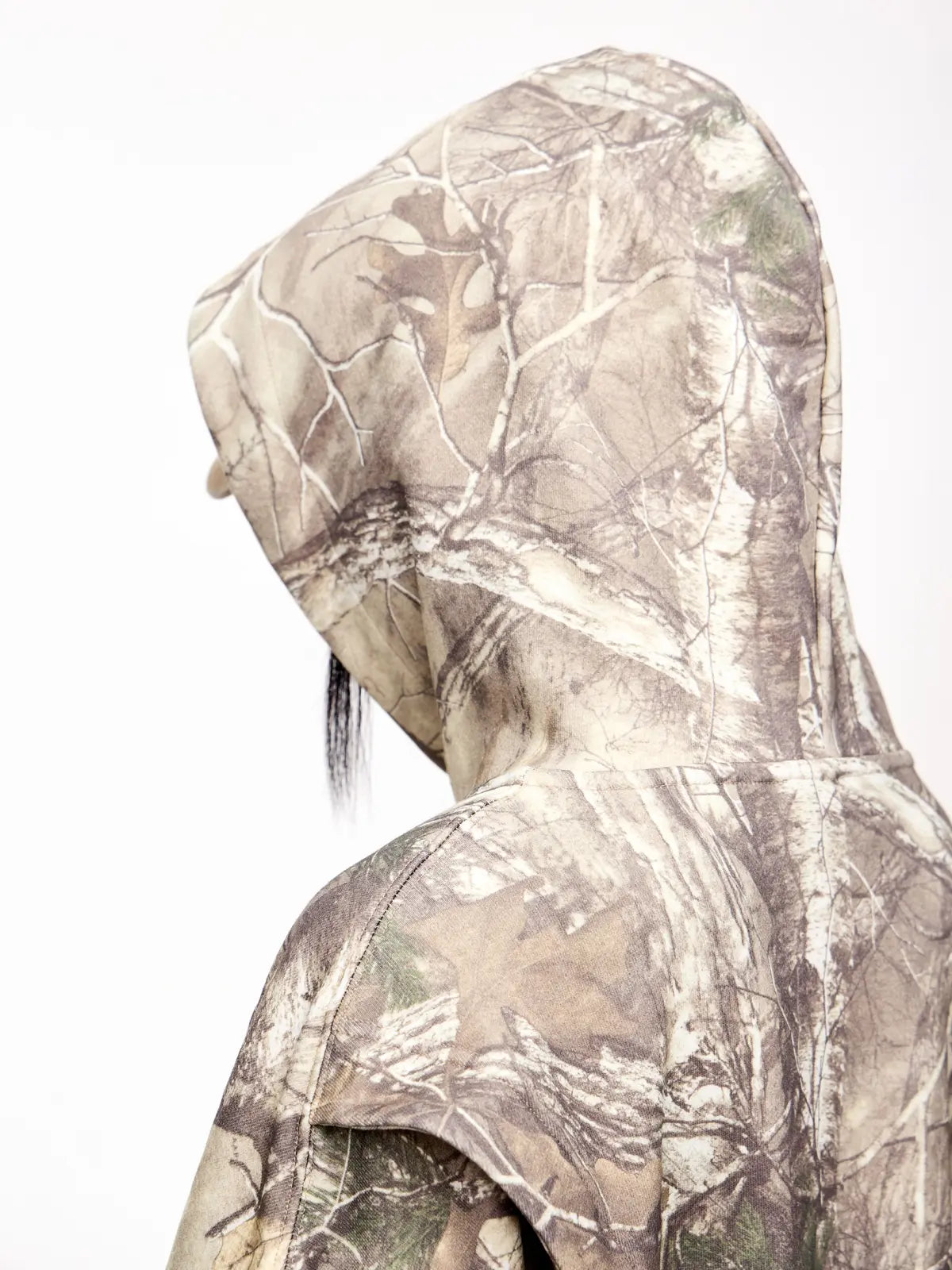 Peoplesense Punk Camo Branch Print Hoodie