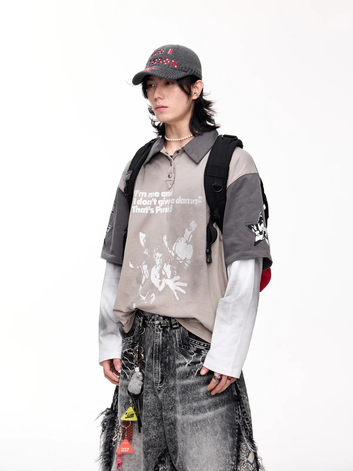 Peoplesense Fake Two-piece Bank Sweatshirt