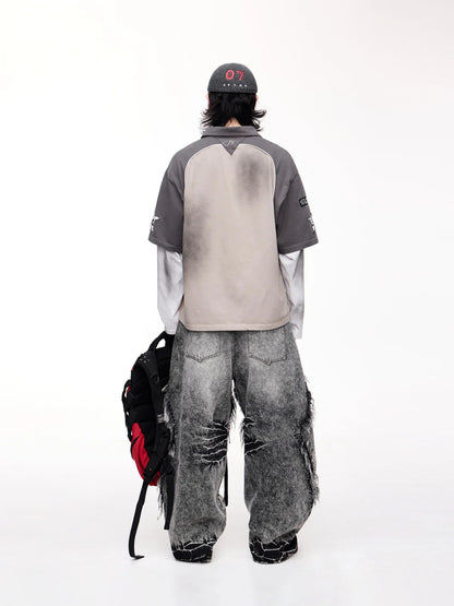 Peoplesense Fake Two-piece Bank Sweatshirt