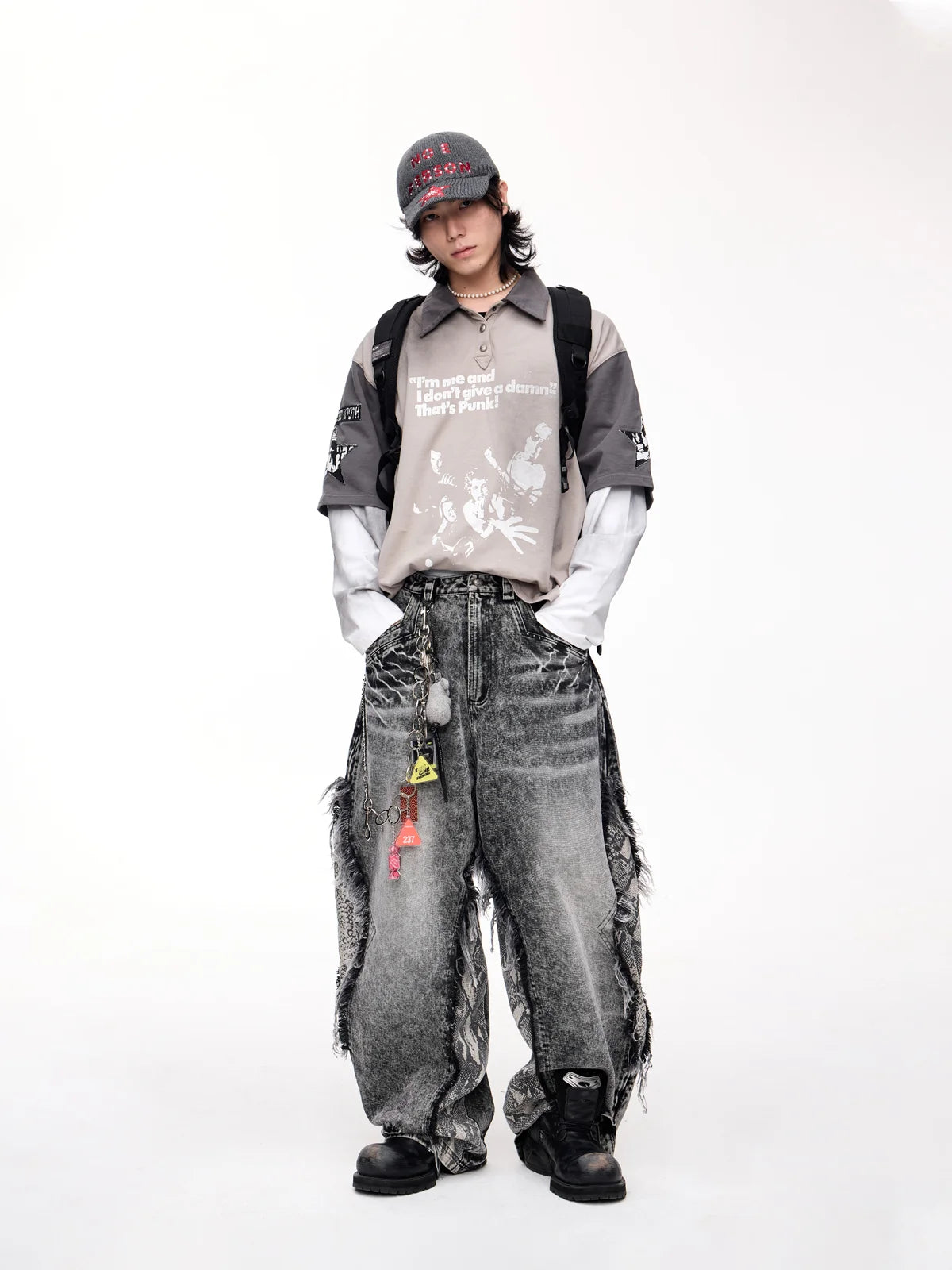 Peoplesense Fake Two-piece Bank Sweatshirt