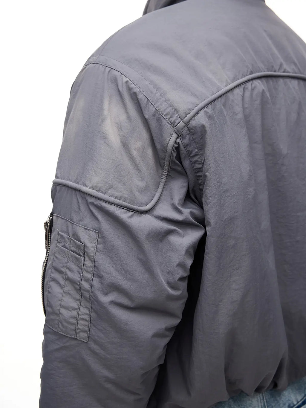 Peoplesense Tie-Dyed Gradient Button Cotton Jacket