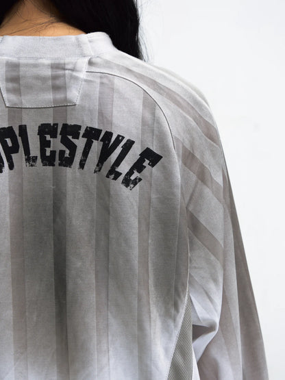 Peoplesense Tie-Dye Blokecore Style Racing Sweatshirt