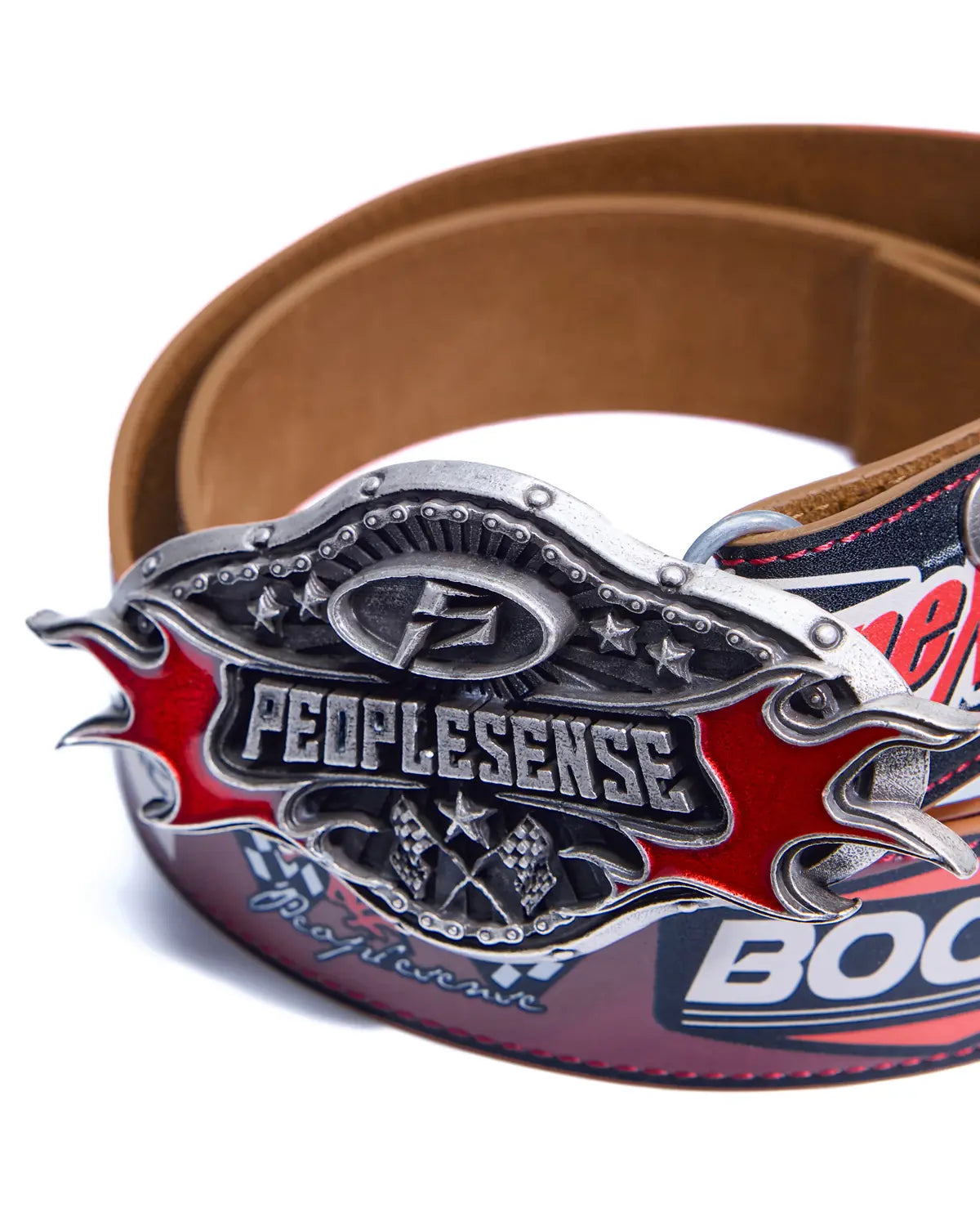 Peoplesense Mechanical Distressed Double-Layer Belt