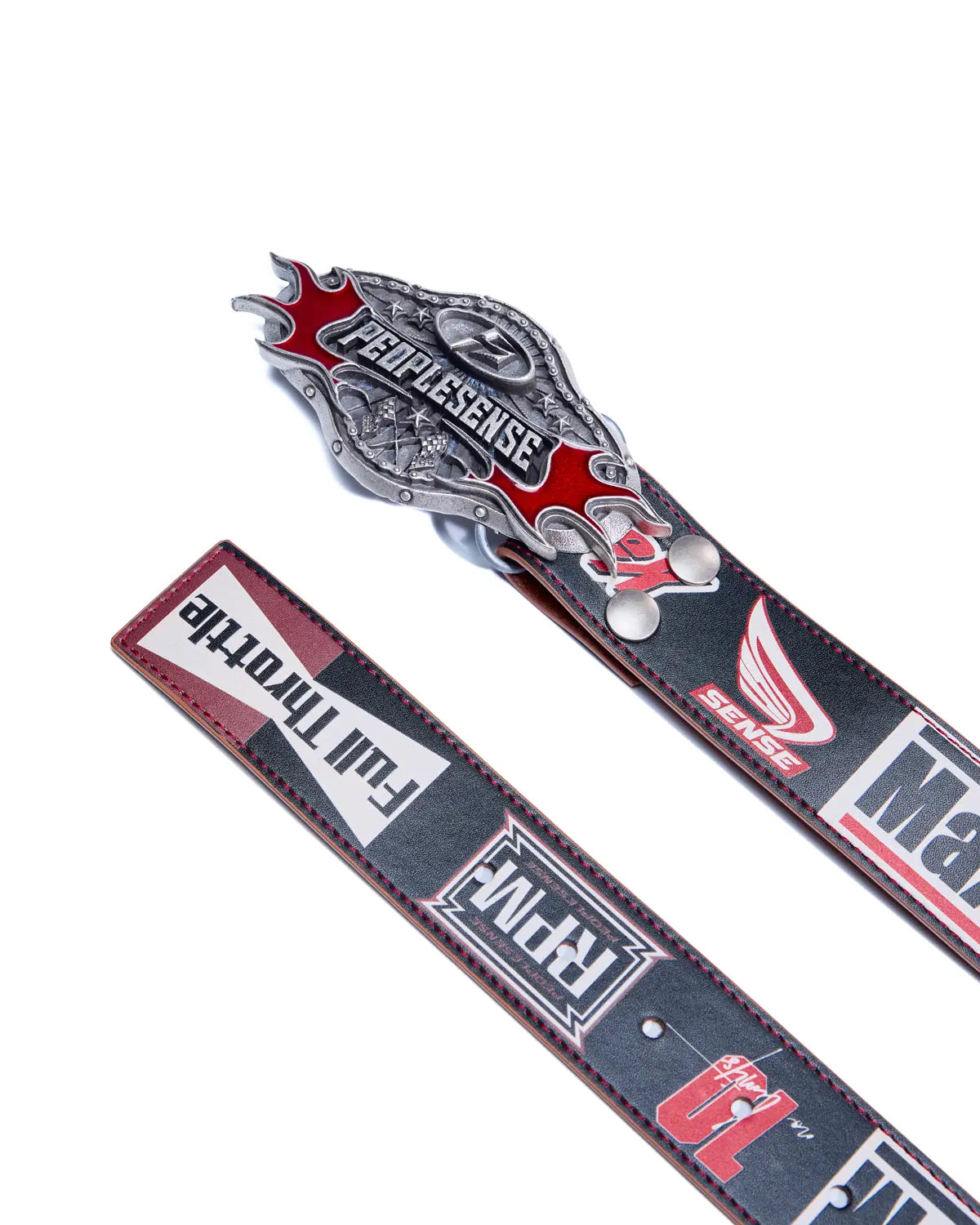 Peoplesense Mechanical Distressed Double-Layer Belt