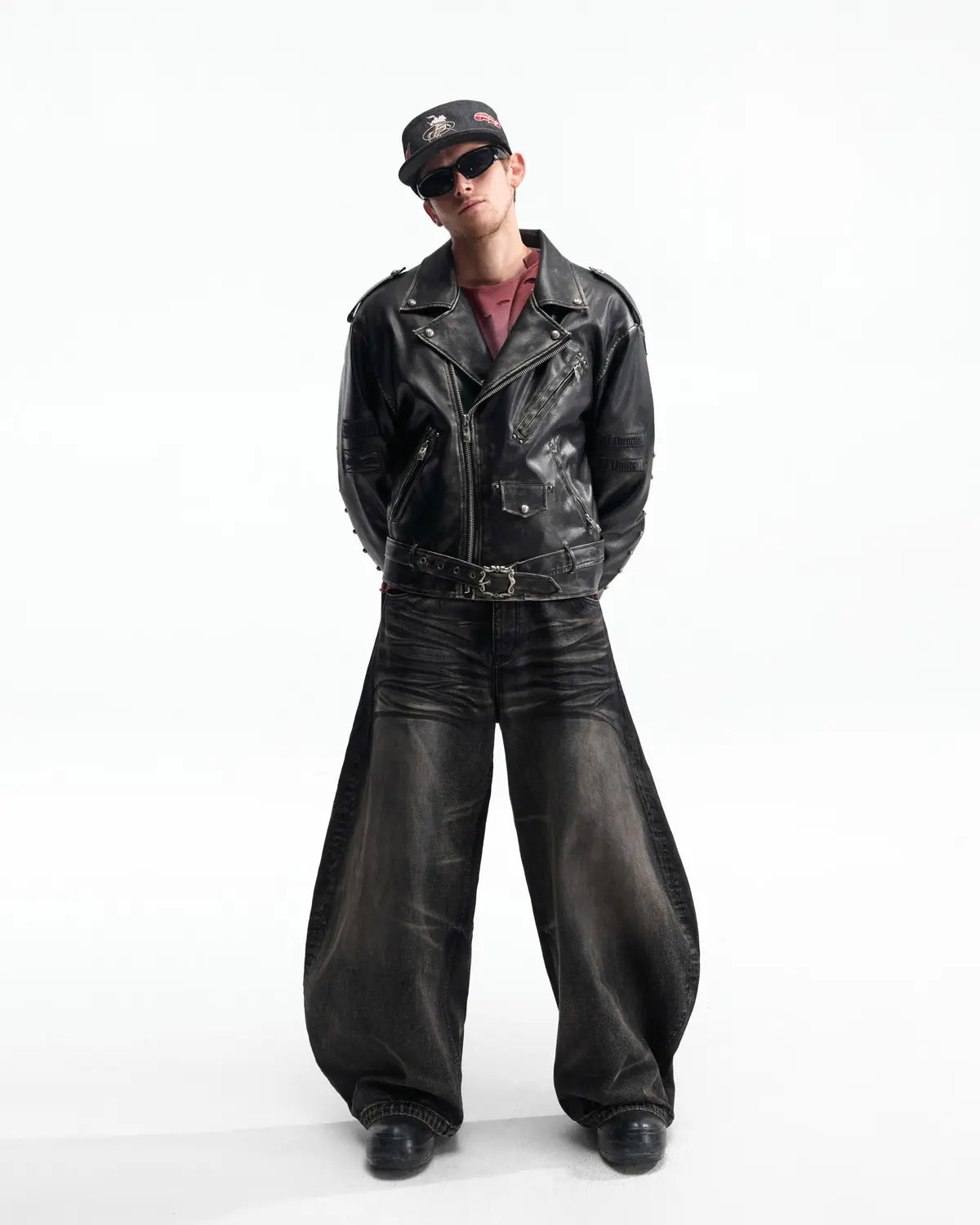 Peoplesense Vintage Raw Denim Flat-Top Cap