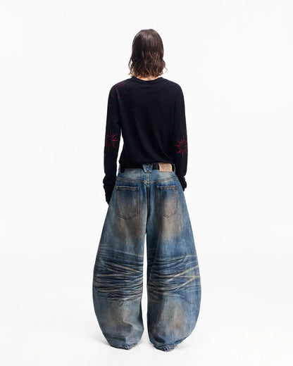 Peoplesense Embroidered Henley Sleeve T-Shirt