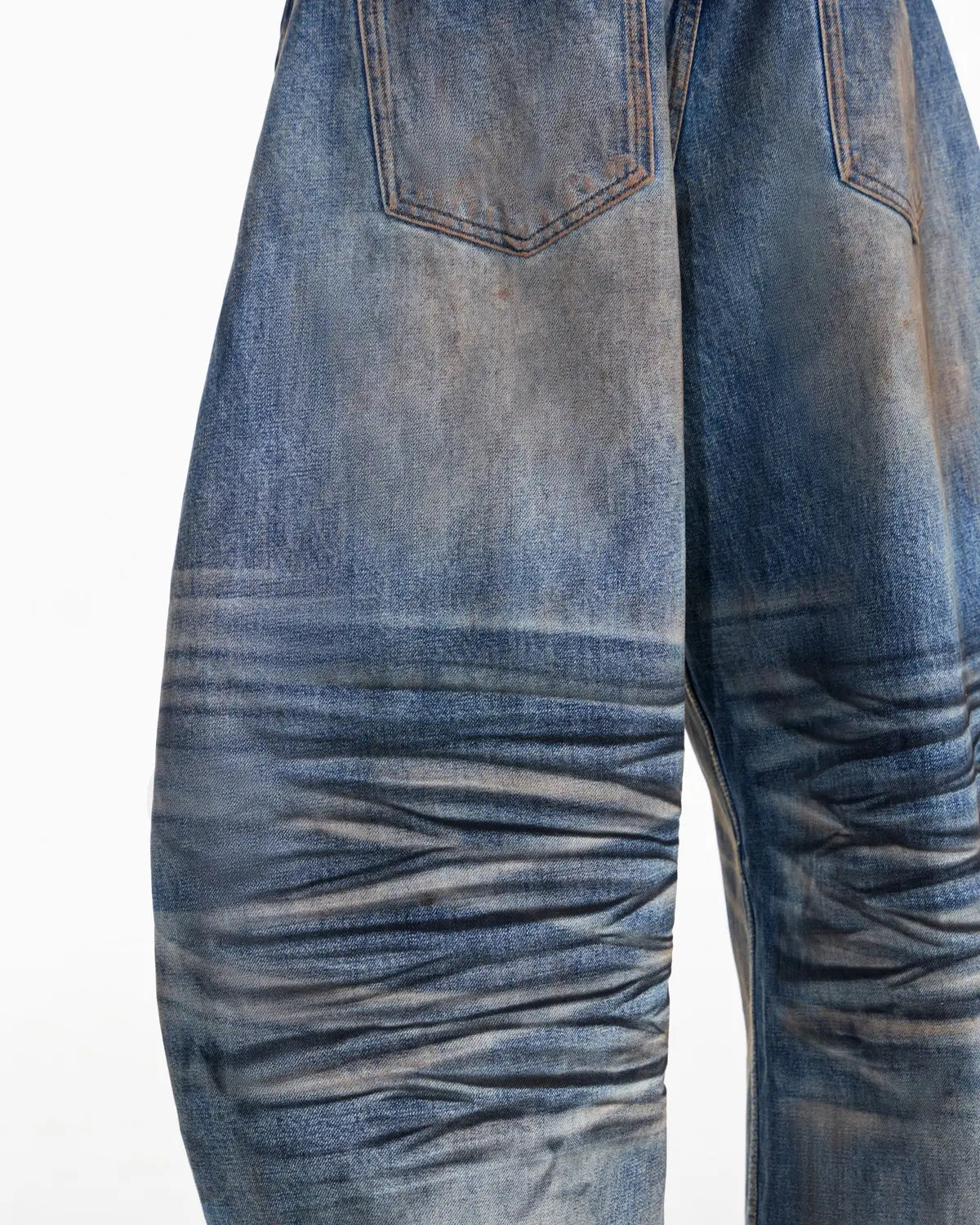 Peoplesense Washed Curved Jeans