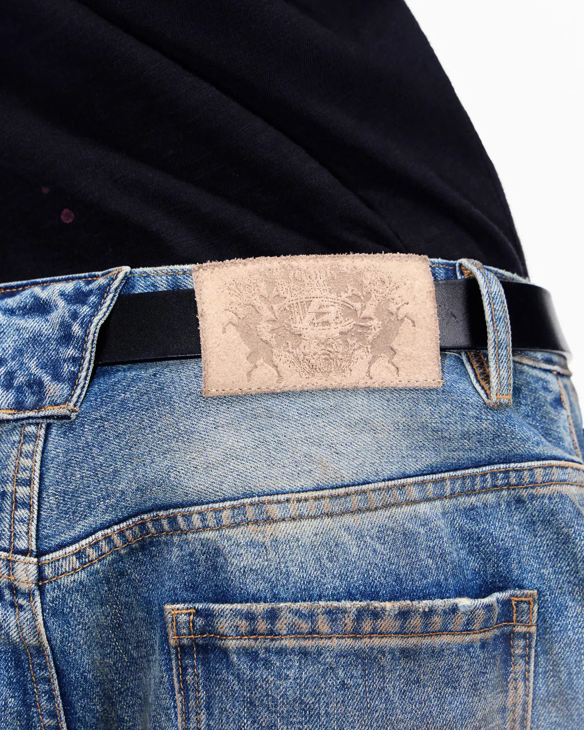 Peoplesense Washed Curved Jeans