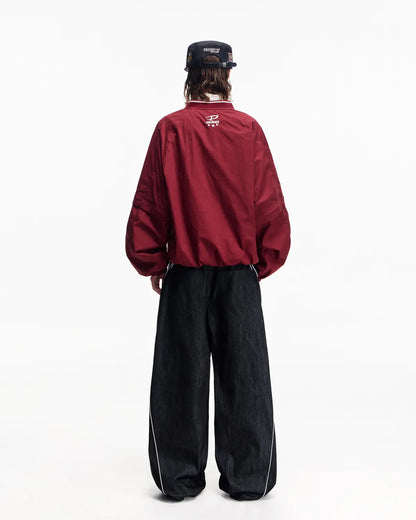 Peoplesense Embroidered Oversized Sweatshirt