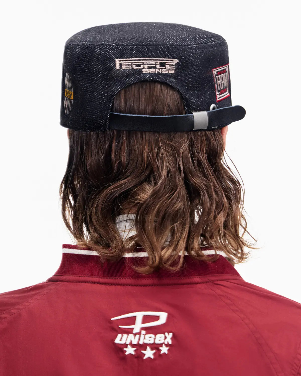 Peoplesense Vintage Raw Denim Flat-Top Cap