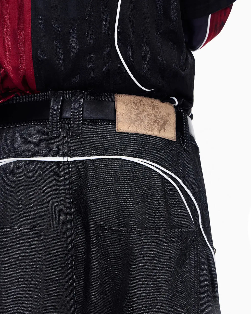 Peoplesense Red Selvedge Straight Raw Denim Jeans