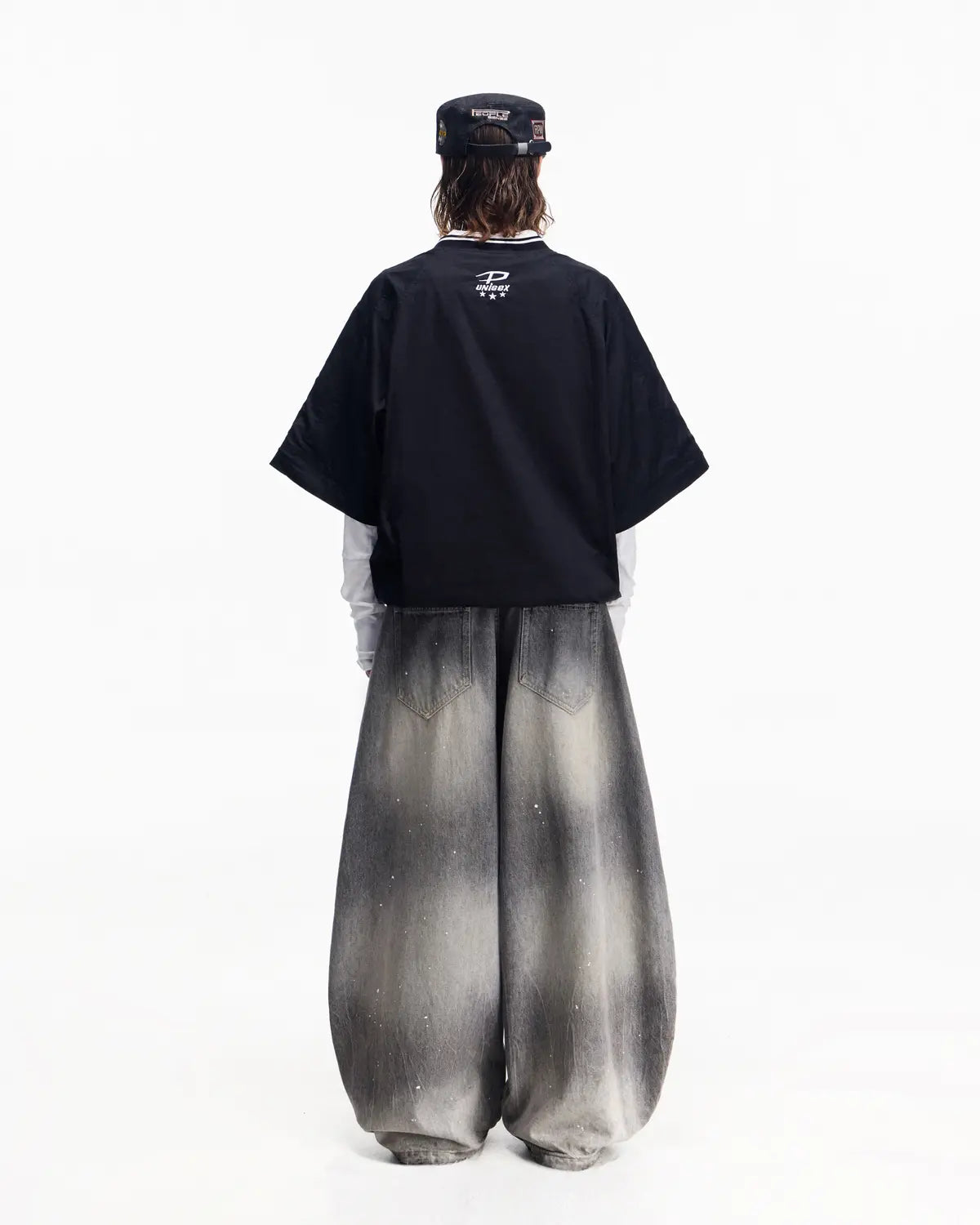 Peoplesense Embroidered Oversized Sweatshirt