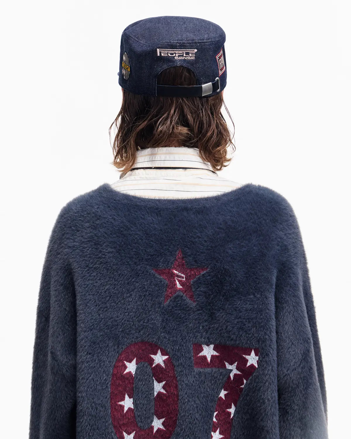 Peoplesense Vintage Raw Denim Flat-Top Cap