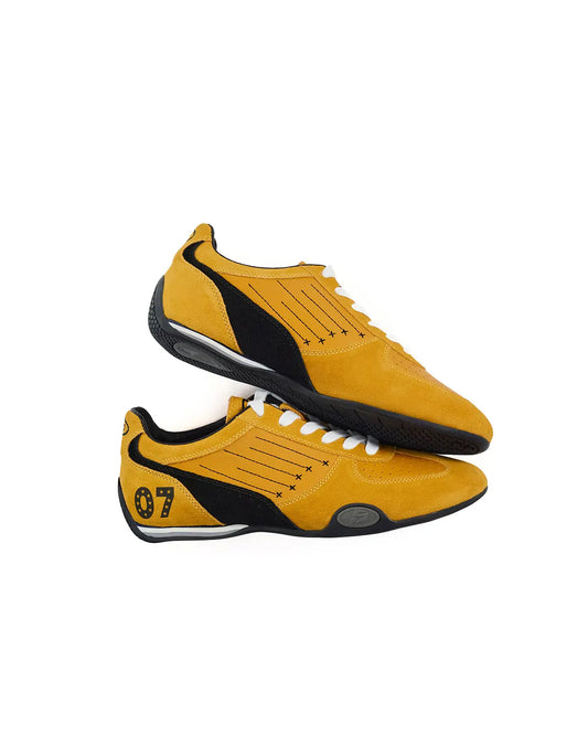 Peoplesense 07 Racer Suede Retro Trainer yellow