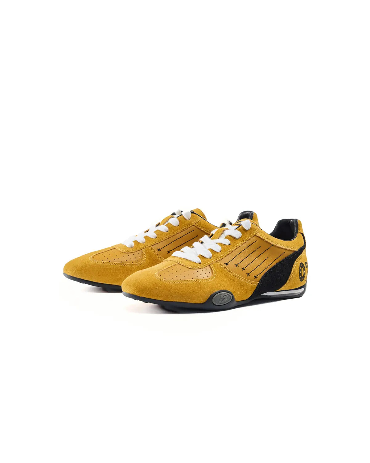 Peoplesense 07 Racer Suede Retro Trainer yellow