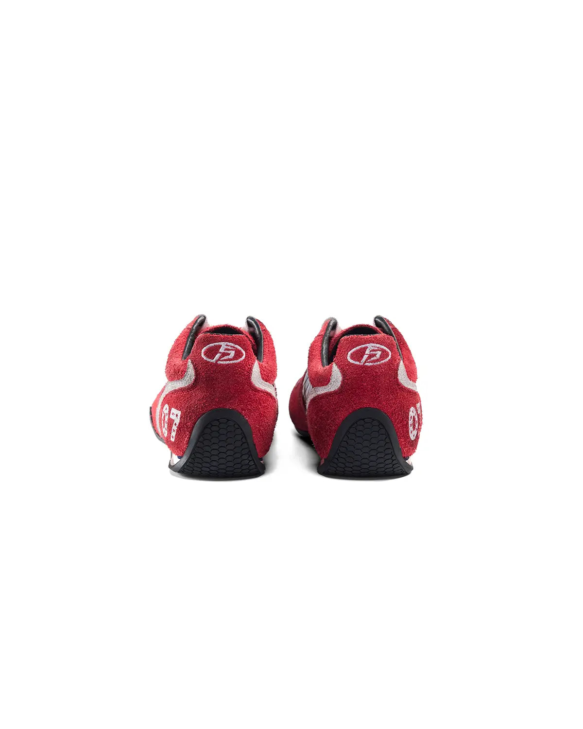 Peoplesense 07 Racer Suede Retro Trainer Red