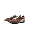 Peoplesense 07 Racer Suede Retro Trainer Brown