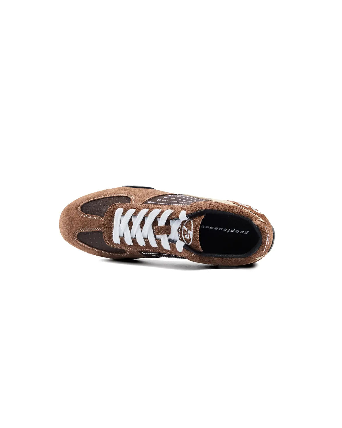 Peoplesense 07 Racer Suede Retro Trainer Brown