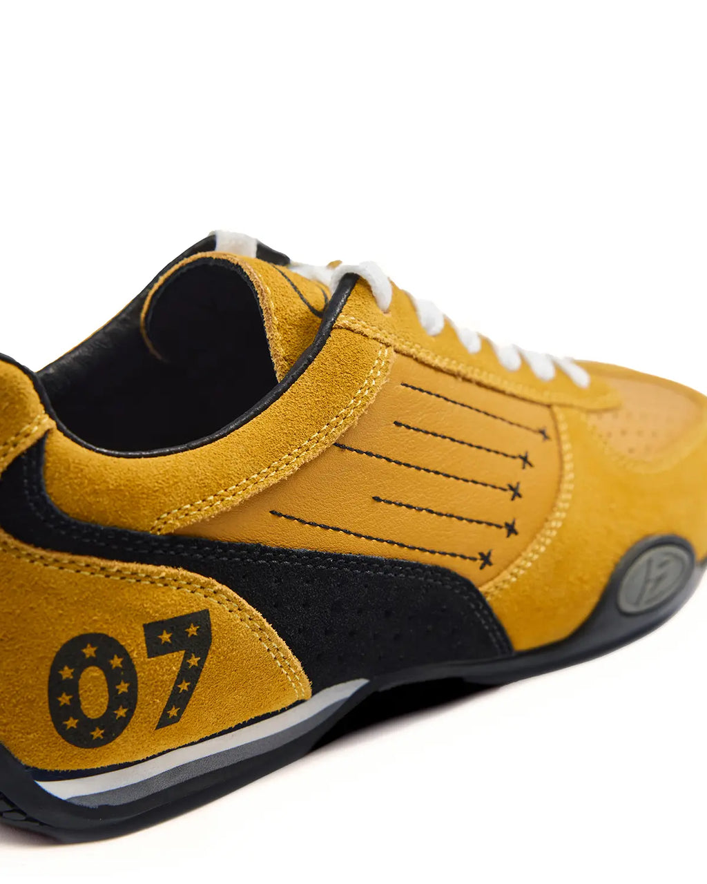Peoplesense 07 Racer Suede Retro Trainer yellow