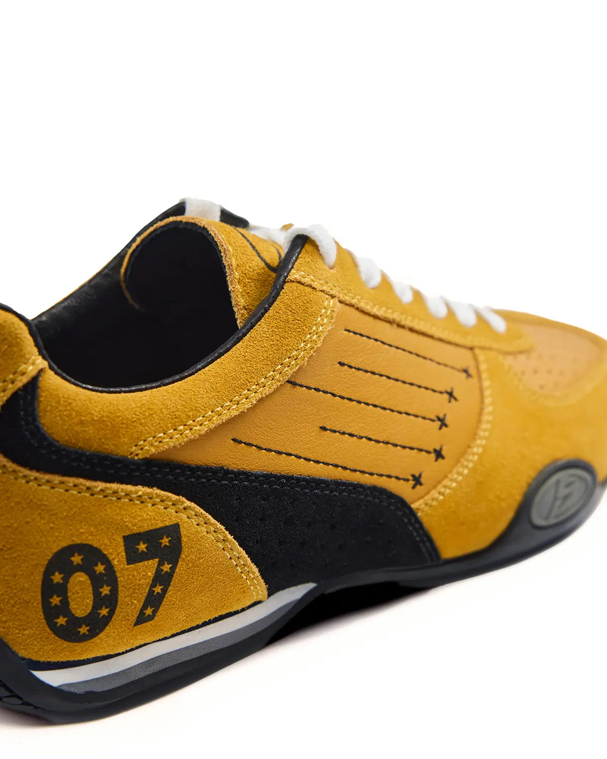 Peoplesense 07 Racer Suede Retro Trainer yellow