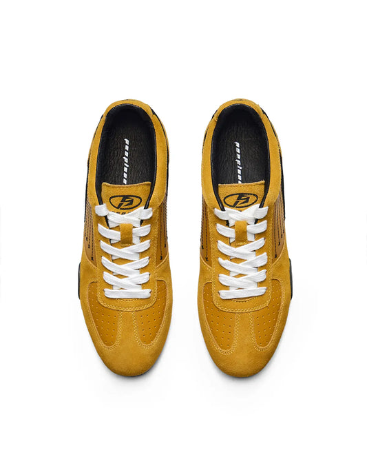 Peoplesense 07 Racer Suede Retro Trainer yellow