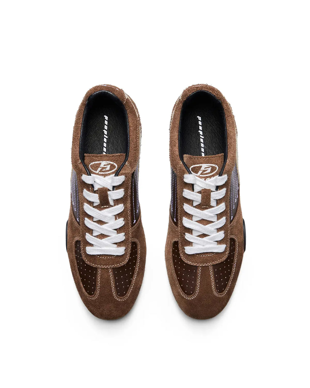Peoplesense 07 Racer Suede Retro Trainer Brown