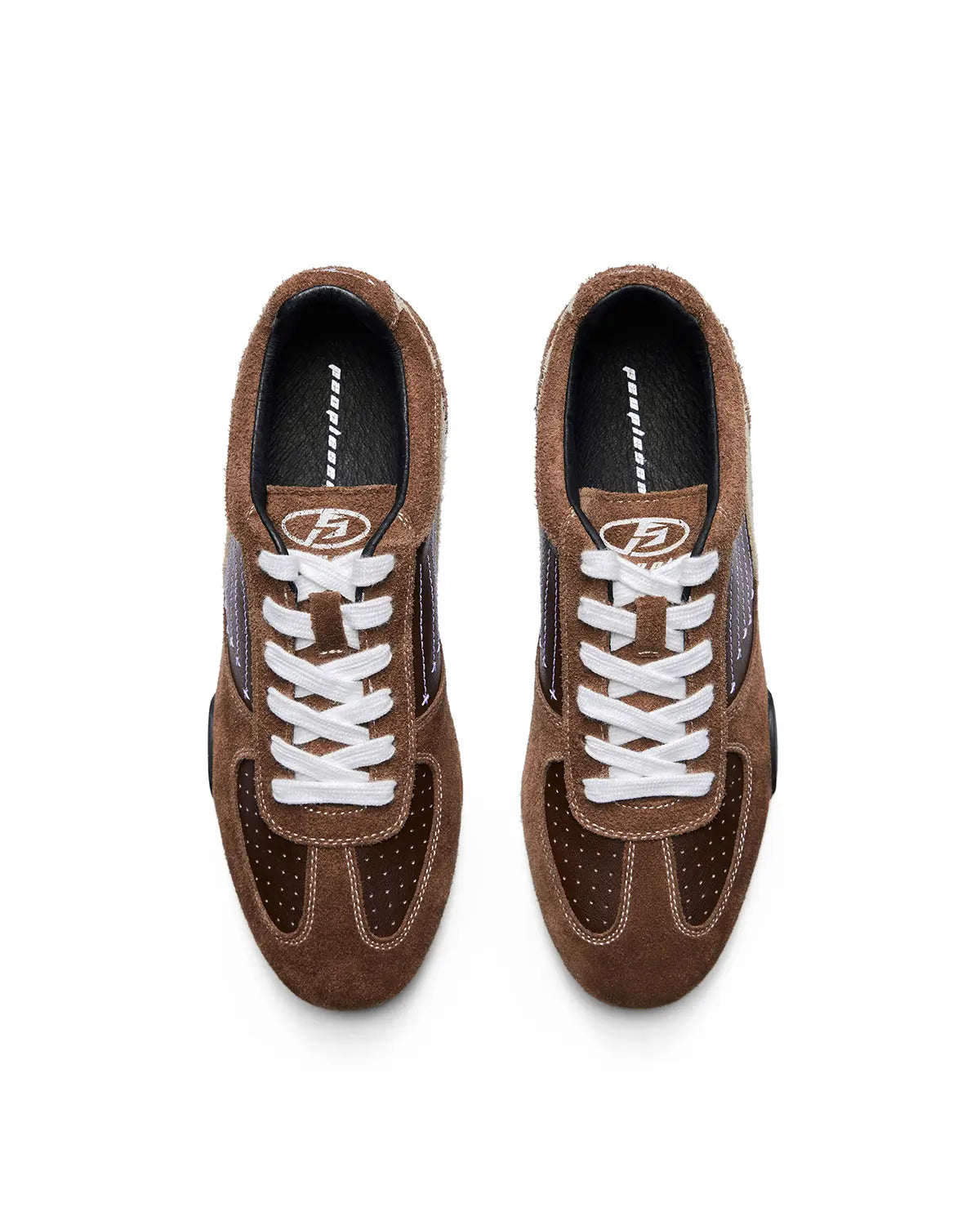 Peoplesense 07 Racer Suede Retro Trainer Brown